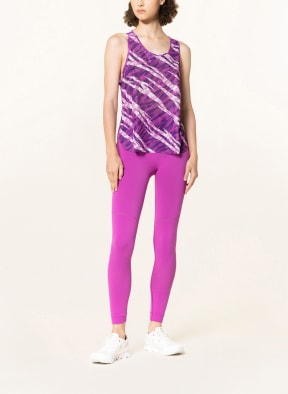 ASICS Running T-shirt VENTILATE ACTIBREEZE, Color: WHITE/ PURPLE/ DARK PURPLE (Image 1)