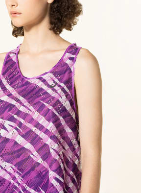 ASICS Running T-shirt VENTILATE ACTIBREEZE, Color: WHITE/ PURPLE/ DARK PURPLE (Image 1)