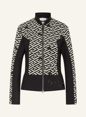 SPORTALM Jacke im Materialmix, Farbe: SCHWARZ/ BEIGE (Bild 1)