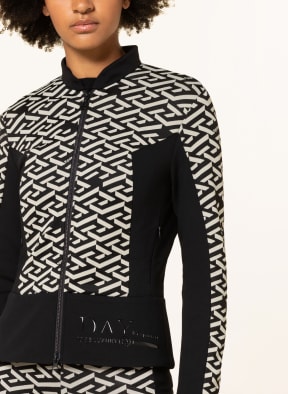 SPORTALM Jacke im Materialmix, Farbe: SCHWARZ/ BEIGE (Bild 1)