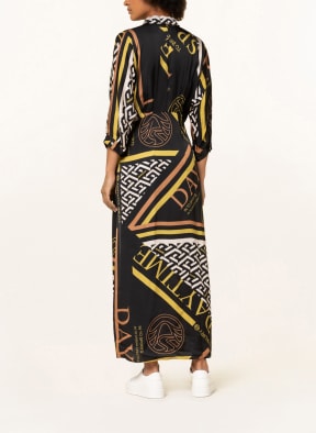 SPORTALM Hemdblusenkleid mit 3/4-Arm , Farbe: SCHWARZ/ COGNAC/ DUNKELGELB (Bild 1)