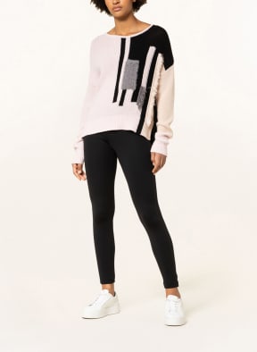 SPORTALM Pullover, Farbe: SCHWARZ/ HELLROSA/ GRAU (Bild 1)