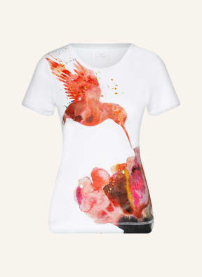 SPORTALM T-Shirt mit Pailletten, Farbe: WEISS (Bild 1)
