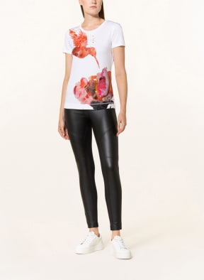 SPORTALM T-Shirt mit Pailletten, Farbe: WEISS (Bild 1)