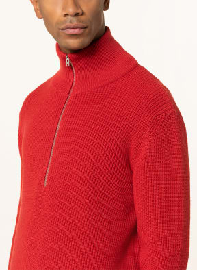 CLOSED Half-zip sweater , Color: DARK RED (Image 1)