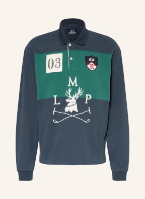 LA MARTINA Rugby shirt , Color: DARK BLUE/ GREEN (Image 1)