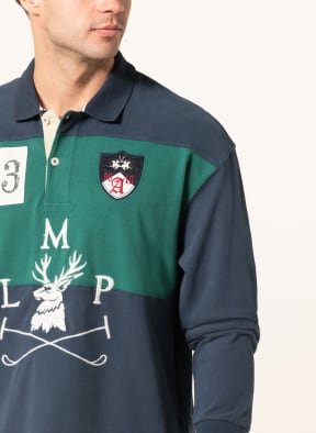 LA MARTINA Rugby shirt , Color: DARK BLUE/ GREEN (Image 1)