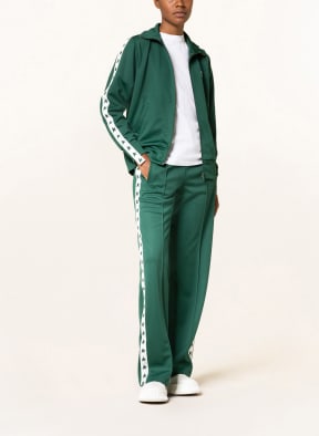 GOLDEN GOOSE Training jacket DENISE with tuxedo stripe, Color: GREEN (Image 1)