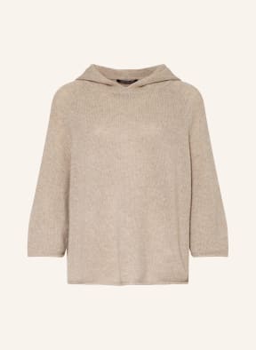 LUISA CERANO Strick-Hoodie, Farbe: HELLBRAUN (Bild 1)