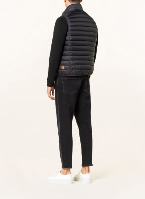 SAVE THE DUCK Quilted vest ADAM, Color: BLACK (Image 1)
