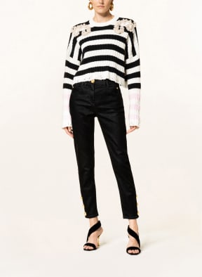 BALMAIN Skinny jeans, Color: BLACK (Image 1)