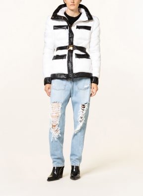 BALMAIN Quilted jacket, Color: WHITE/ BLACK (Image 1)