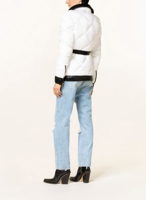 BALMAIN Quilted jacket, Color: WHITE/ BLACK (Image 1)