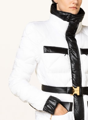 BALMAIN Quilted jacket, Color: WHITE/ BLACK (Image 1)