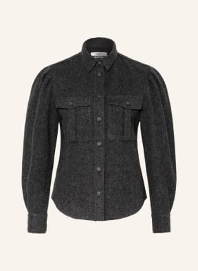 ISABEL MARANT ÉTOILE Overshirt FLORRIE, Farbe: DUNKELGRAU (Bild 1)