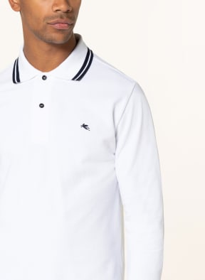 ETRO Piqué polo shirt, Color: WHITE (Image 1)