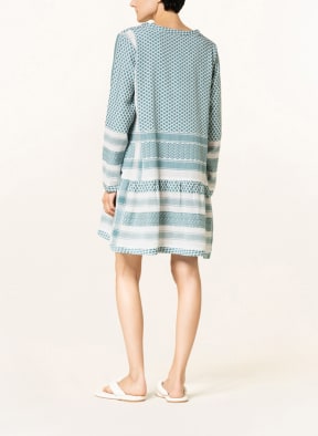 SUMMERY COPENHAGEN Kleid , Farbe: PETROL/ WEISS (Bild 1)