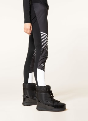 ziener Softshell ski pants NURA in black/ white