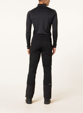 ziener Softshell ski pants NARAK, Color: BLACK/ ORANGE (Image 1)