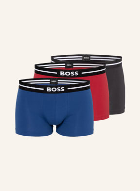 BOSS 3er-Pack Boxershorts, Farbe: BLAU/ ROT/ SCHWARZ (Bild 1)