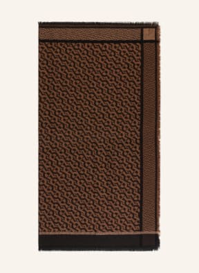 AIGNER Scarf , Color: BROWN/ DARK BROWN/ BLACK (Image 1)