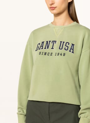 GANT Sweatshirt, Color: LIGHT GREEN (Image 1)