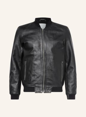 goosecraft Leather blouson ZACH, Color: BLACK (Image 1)