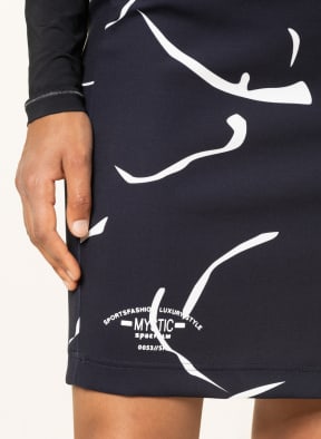 SPORTALM Jersey skirt, Color: DARK BLUE/ WHITE (Image 1)