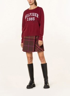 TOMMY HILFIGER Sweater, Color: DARK RED/ WHITE (Image 1)