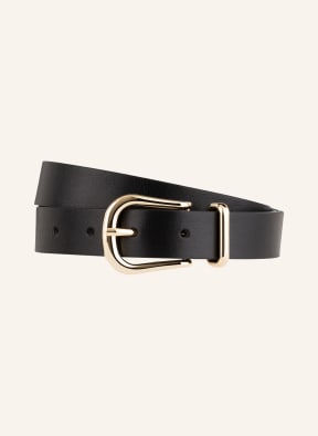 TOMMY HILFIGER Leather belt, Color: BLACK (Image 1)