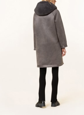 STUDIO AR Teddyfell-Parka AISHA, Farbe: GRAU (Bild 1)