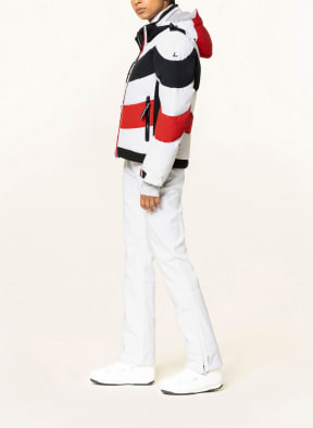 LUHTA Ski jacket HALLELA, Color: WHITE/ BLACK/ RED (Image 1)