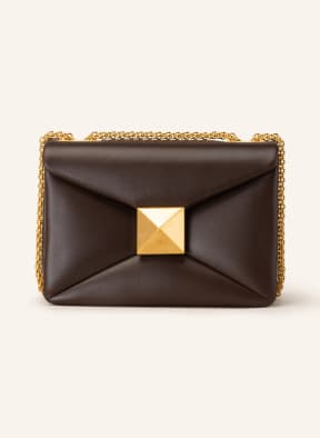 VALENTINO GARAVANI Crossbody bag ONE STUD , Color: DARK BROWN (Image 1)