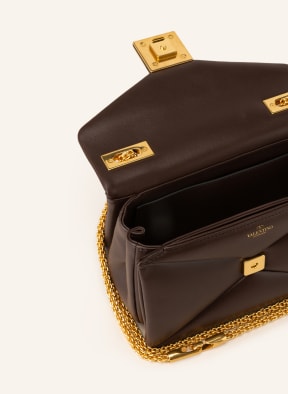 VALENTINO GARAVANI Crossbody bag ONE STUD , Color: DARK BROWN (Image 1)