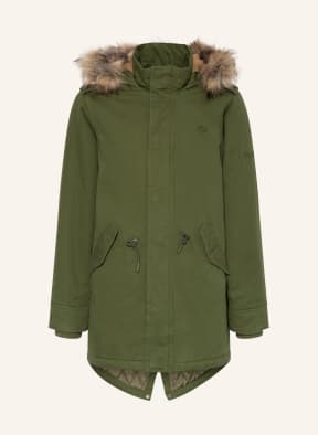 Pepe Jeans Parka GOLDERS mit abnehmbarem Kunstpelz, Farbe: OLIV (Bild 1)