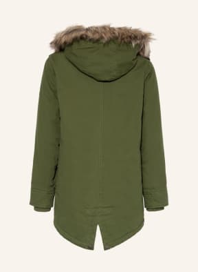 Pepe Jeans Parka GOLDERS mit abnehmbarem Kunstpelz, Farbe: OLIV (Bild 1)