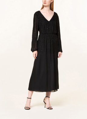 MARC CAIN Abendkleid mit Schmuckperlen, Farbe: 900 BLACK (Bild 1)