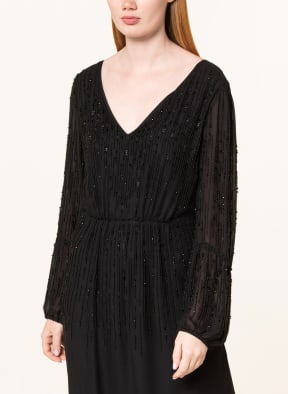 MARC CAIN Abendkleid mit Schmuckperlen, Farbe: 900 BLACK (Bild 1)