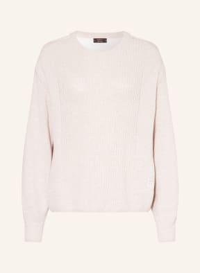 MARC CAIN Pullover im Materialmix, Farbe: 609 light taupe (Bild 1)
