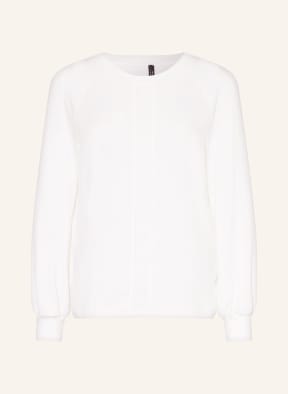 MARC CAIN Shirt blouse in mixed materials, Color: 110 off (Image 1)