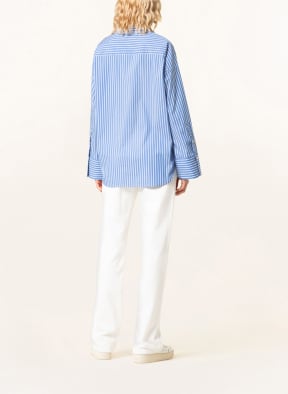 van Laack Shirt blouse LEVKE, Color: LIGHT BLUE/ WHITE (Image 1)