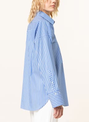 van Laack Shirt blouse LEVKE, Color: LIGHT BLUE/ WHITE (Image 1)