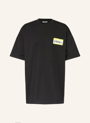 VETEMENTS Oversized shirt, Color: BLACK (Image 1)