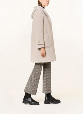 ICONS CINZIA ROCCA Pea coat with alpaca, Color: CREAM (Image 1)