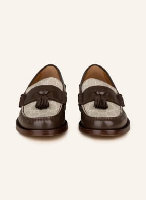 GUCCI Loafers, Color: 2561 NEW ACERO/BEIGE EBON (Image 1)