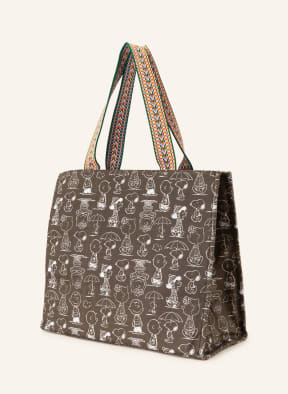 CODELLO Shopper, Farbe: KHAKI/ WEISS (Bild 1)