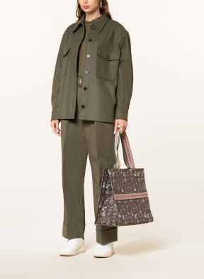CODELLO Shopper, Farbe: KHAKI/ WEISS (Bild 1)
