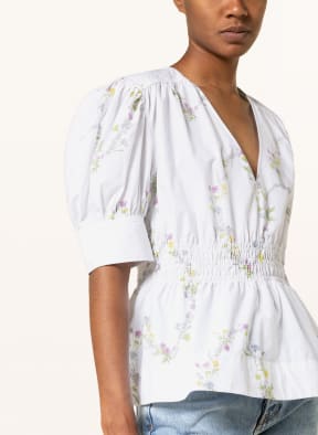 GANNI Shirt blouse, Color: WHITE (Image 1)