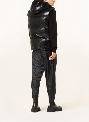BALMAIN Down vest, Color: BLACK (Image 1)