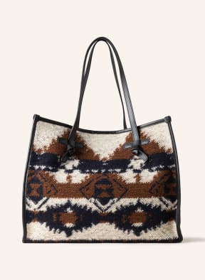 MARCELLA Club Shopper MARCELLA, Color: BLACK/ BROWN/ CREAM (Image 1)